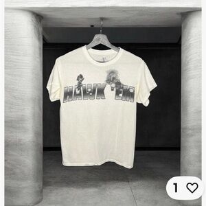 Vlone x Pop Smoke Hawk Em’ Tee Meet The Woo2 Size 2x White New In Bag STREETWEAR